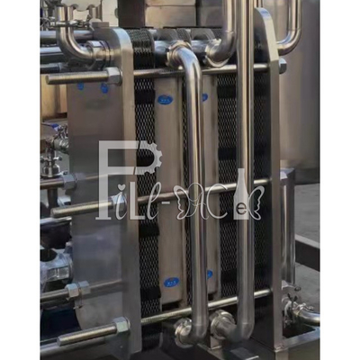 3T/H UHT Plate Type Sterilizer Machine easy operation