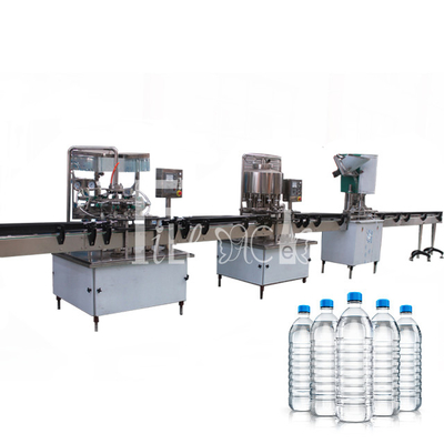 2000BPH Automatic 2L Pure Water Bottling Machine , Bottle Rinser Filler Capper