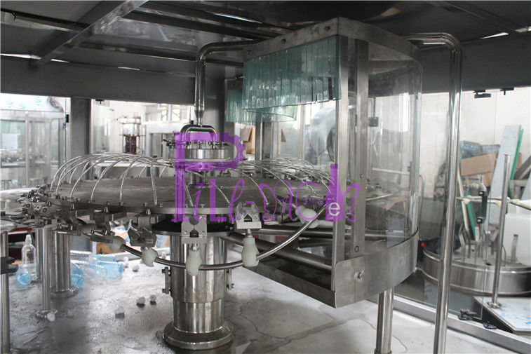 Flange Aspetic Filling And Sealing Machine Stainless Steel Double Cap System