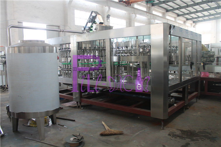 Glass Bottle Filling Machine PLC Control Vinegar Production Line 40 Head