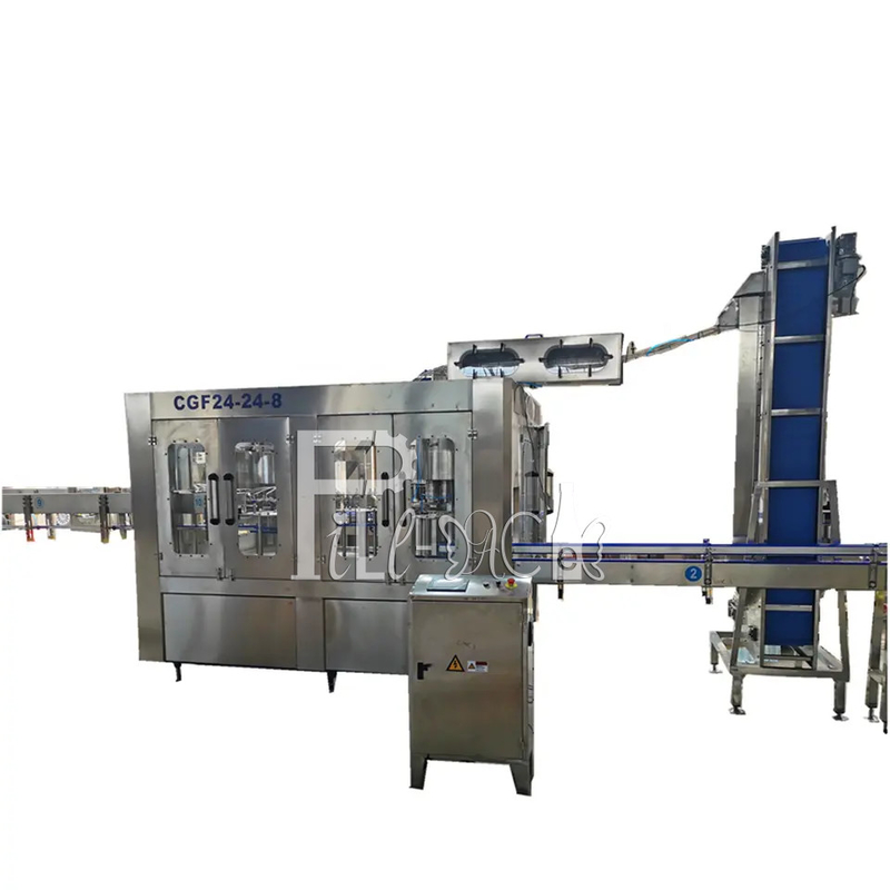 2L Monoblock Water Rinsing Filling Capping Machine PET Bottle Pure Drinking 0.5Mpa