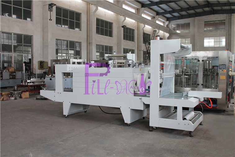 Semi automatic wrapping shrink Bottle Packing Machine for cartons box