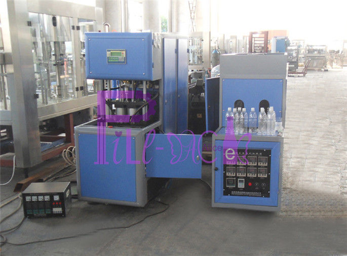 Semi Automatic 1000BPH Bottle Blowing Machine For Round Plastic Bottle