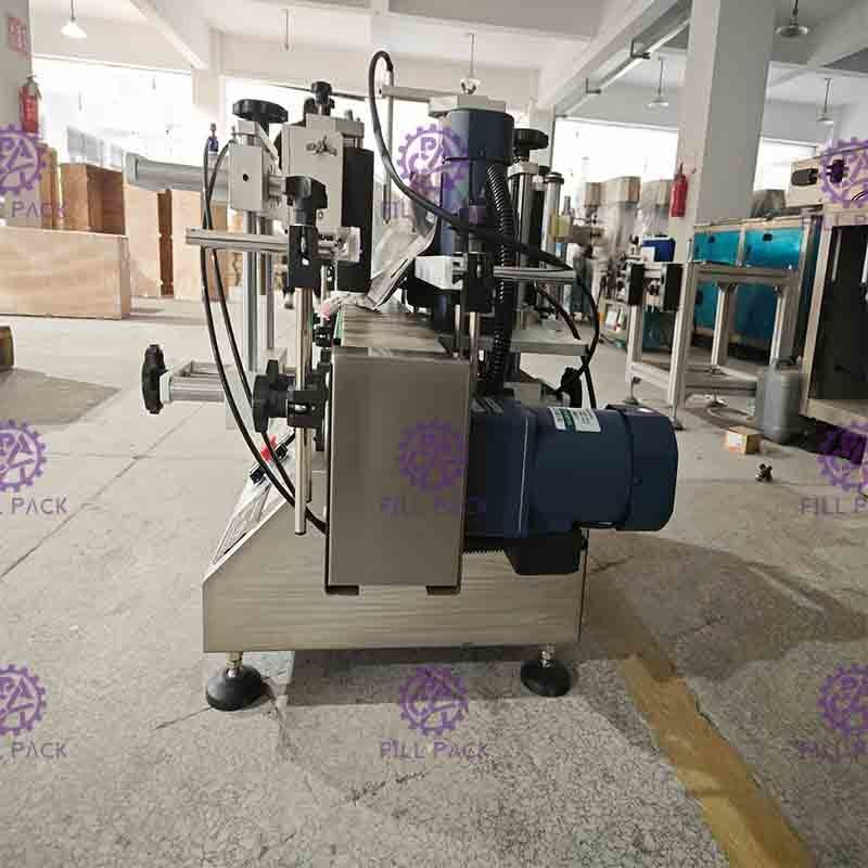 ISO9001 Table Type Sticker Labeling Machine round Bottles Label Maker Machine