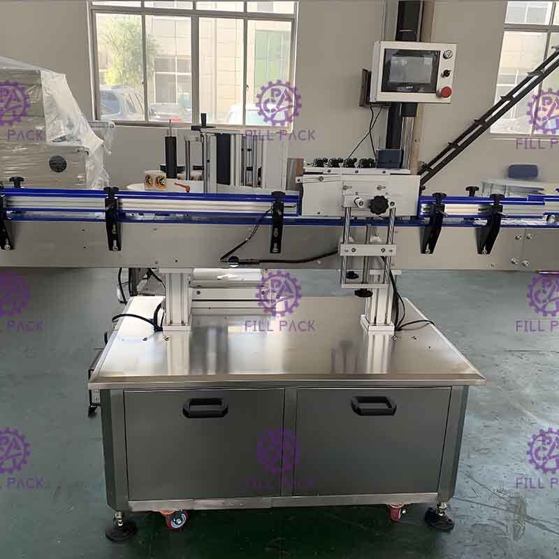 One / Single Head Adhesive Sticker Labeling / Labeler Machine / Equipment / Line / Plant / System / Unit