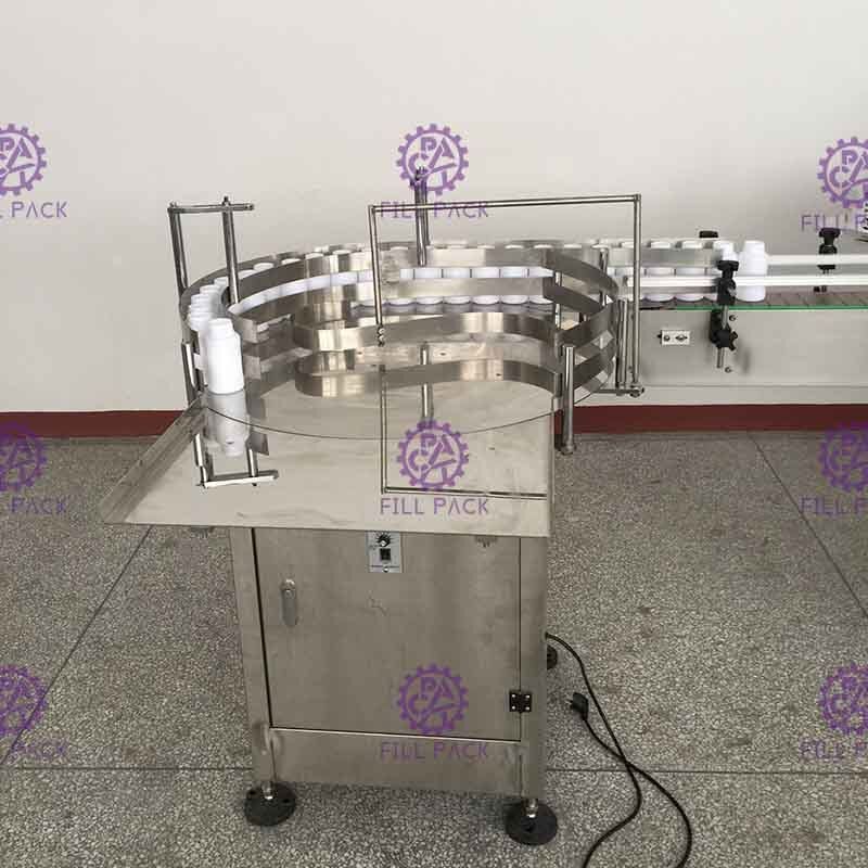 Turn Rotary Bottle Collector Receiving Accumulator Table / Machine / Equipment / Line / Plant / System