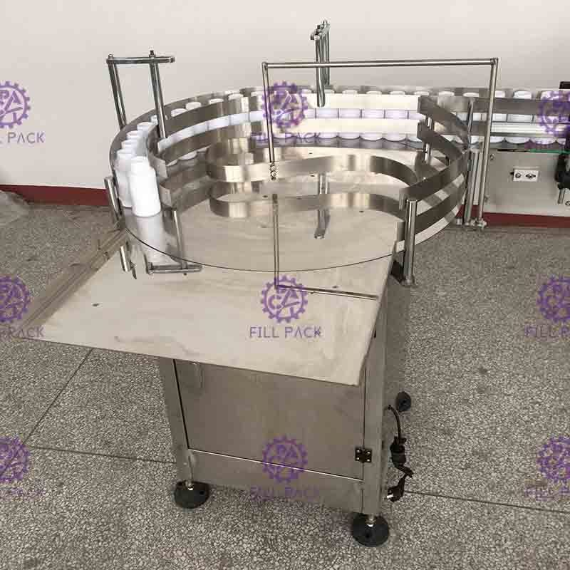 Turn Rotary Bottle Collector Receiving Accumulator Table / Machine / Equipment / Line / Plant / System