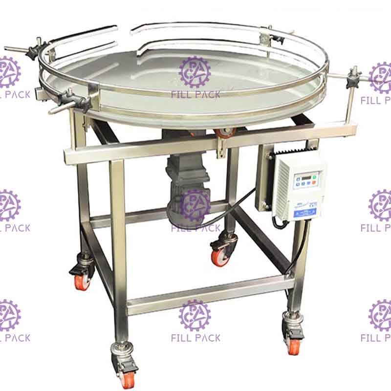 Semi Automatic Glass Bottle Sorting Machine Rotary Type For Water Production Line