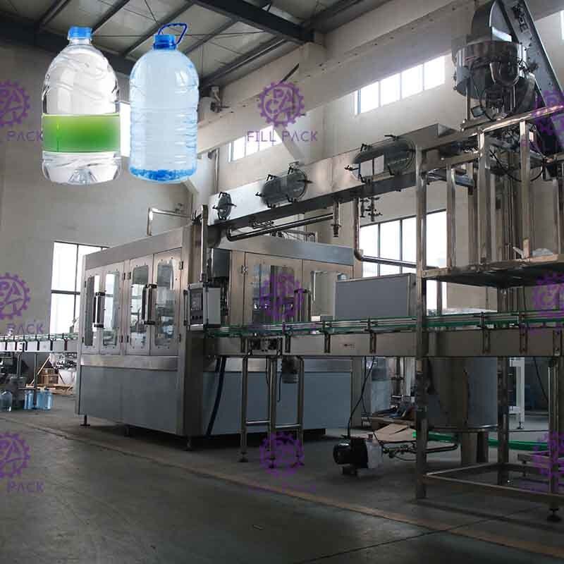 2500BPH Capacity 5L Bottle Drinking Water Filling Plant with PLC Control