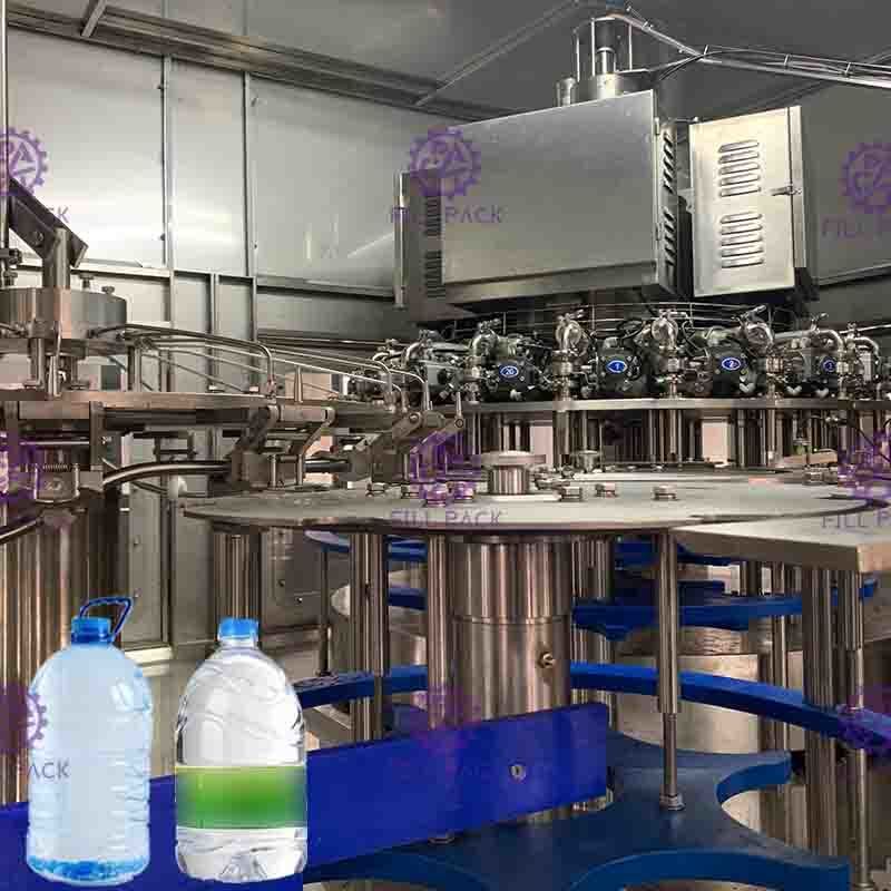 High Capacity Drinking Water Filling Plant Plastic Bottle Vertical Filling Machine