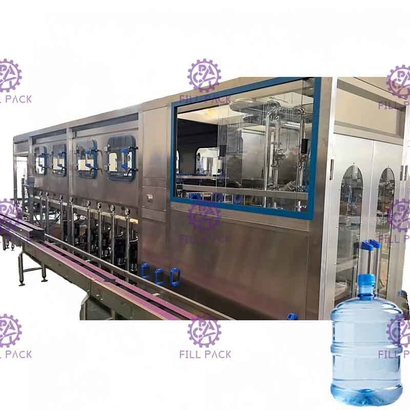 Barrel Water Filler 5 Gallon Water Filling Machine Plant 450 BPH For Minear Water