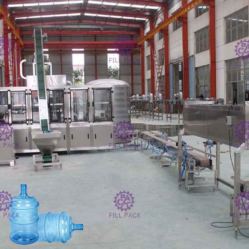 PLC Control Liquid Filling Machines With Stainless Steel Gallon Holder