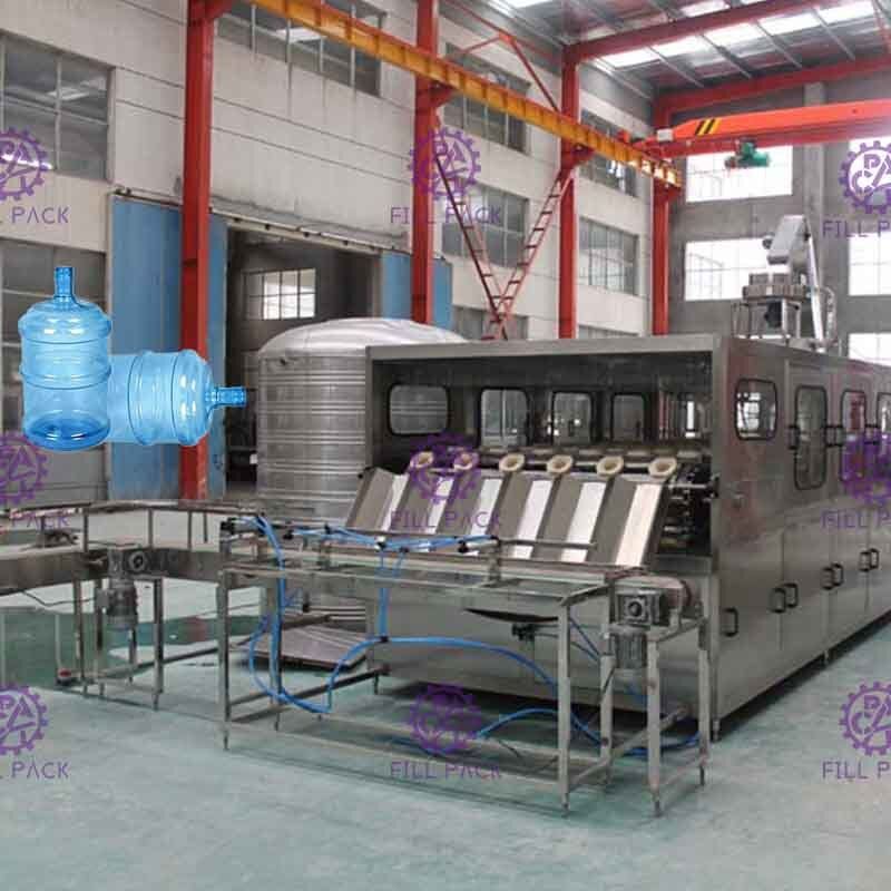 Automatic 900BPH 5 Gallon Water Filling Machine With Nanfang Pump 6 Lines Type