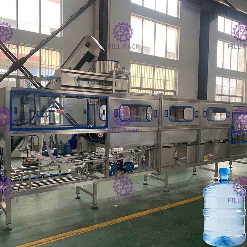 Automatic 3 In 1 Water Filling Machine With 5 Gallon Plastic Bottle