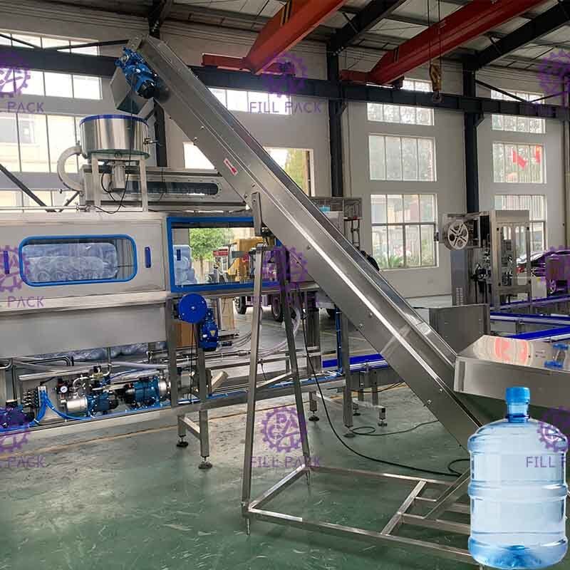 SUS304 5 Gallon Water Filling Machine / Line , 200BPH Pure Water Filling Machine