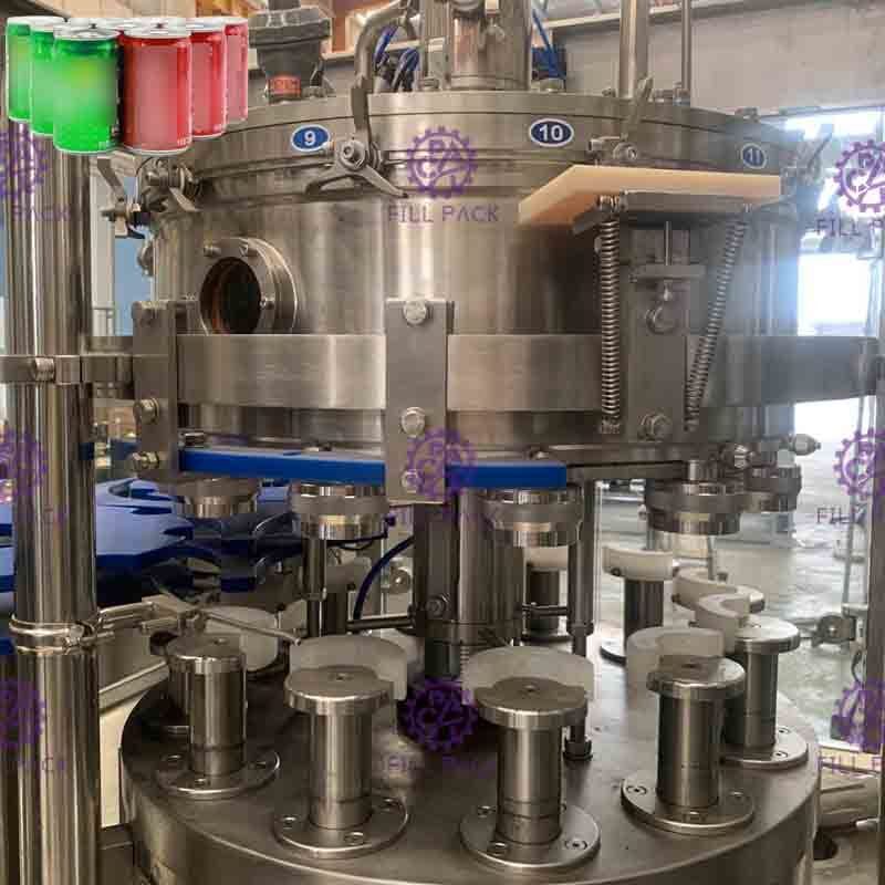 PET / Tin Can Carbonated Drink Filling Machine , Full Automatic Filling Capping Machine
