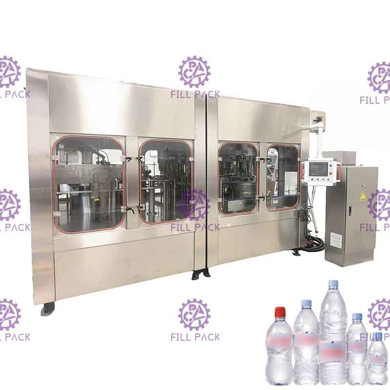 Pure Drinking PET Bottle Water 3 In 1 Monoblock Washer Filler Capper Equipment / Plant / Machine / System / Line