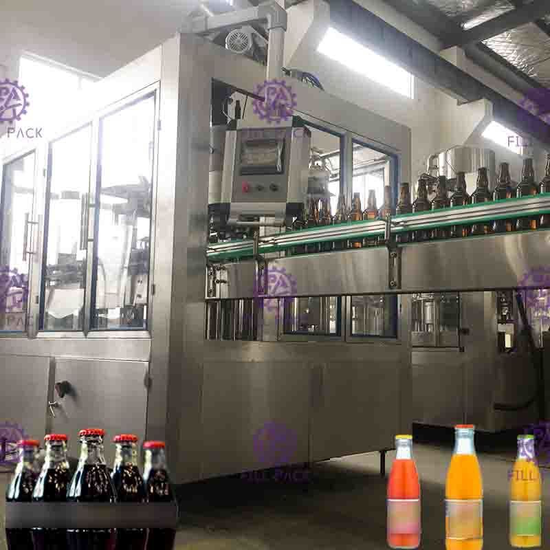 10000BPH 32 Heads Bottle Filling Machine For Crown Cover Combined Type