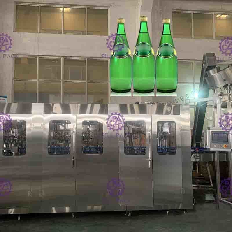 Monoblock Level Adjusted Bottle Filling Machine With aluminum lid