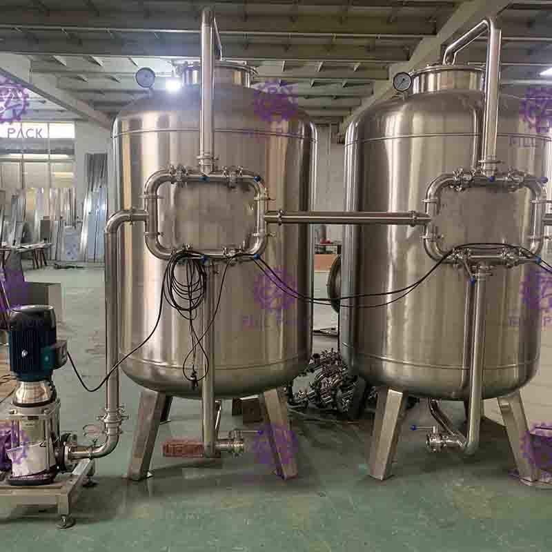 Mineral / Pure Drinking Water Silica / Quartz Sand / Active Carbon Purification Equipment / Plant / Machine / System