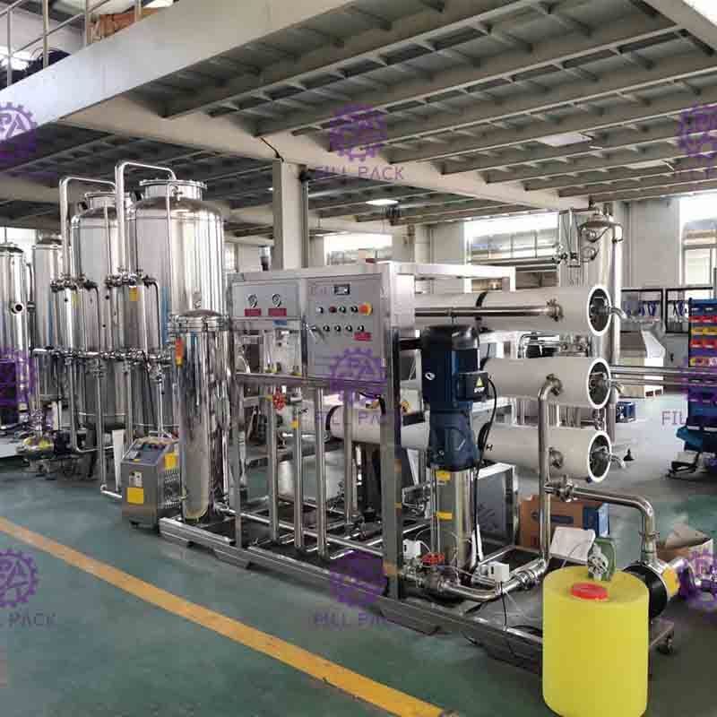 Electric Silver 3000L Water Purifying System Stainless Steel Reverse Osmosis