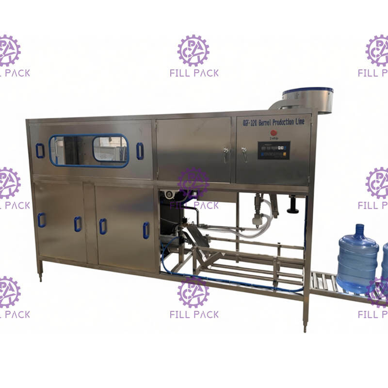 QGF-120 barrel / gallon  bottle water  filling equipment with automatic bucket loading device / plant / machine / system