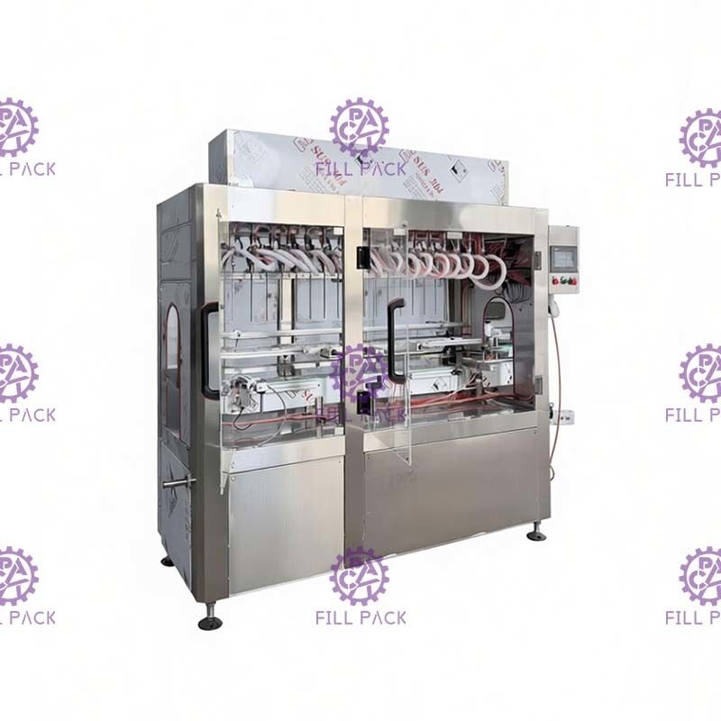 Automatic Plastic Bottle Filling Machine High Efficiency Multi Head Linear Non Corrosive