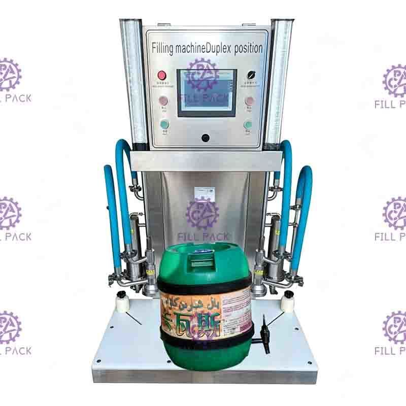 Semi Automatic Beer Filling Machine Plastic Glass Bottle 2 Heads Line Device Filler
