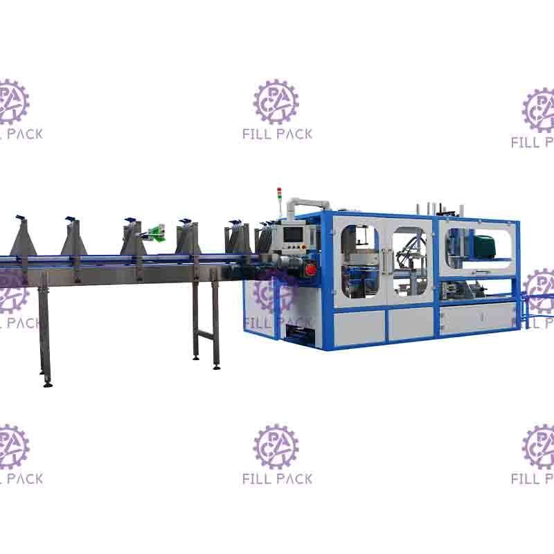 Double row automatic Bottle Packaging Machine for film wrapping shrink