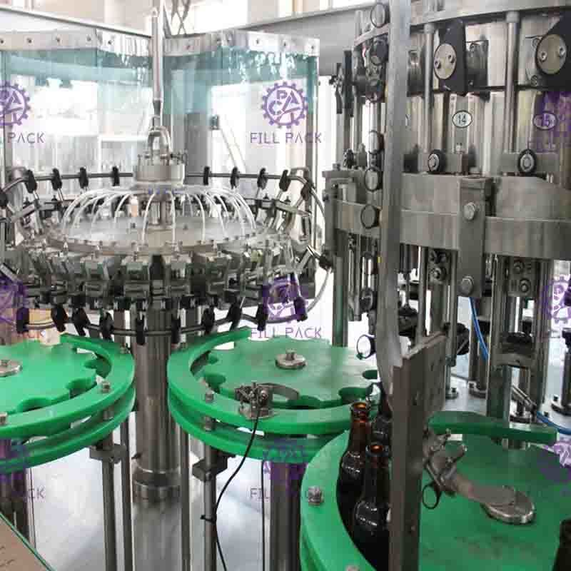 Carbonated Water Juice Wine PET Plastic Glass 3 In 1 Monobloc Bottling Machine / Equipment / Line / Plant / System