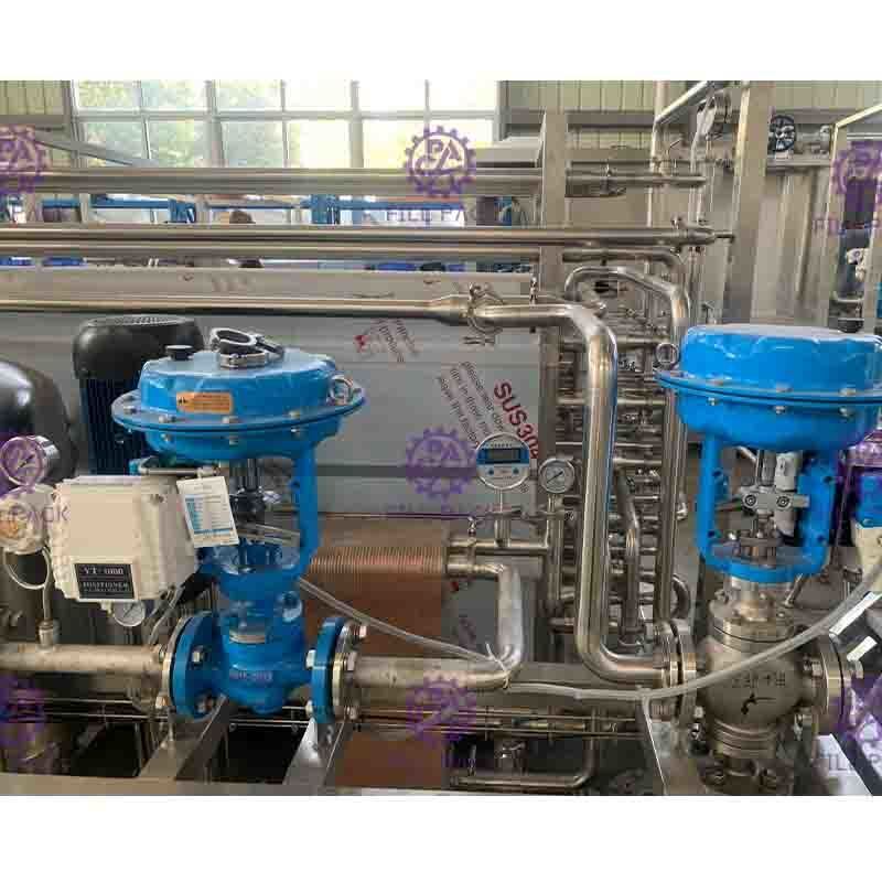 3T/H UHT Plate Type Sterilizer Machine easy operation