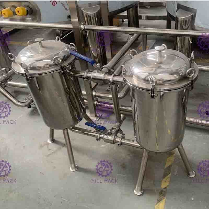 Stainless steel 304 material Juice Processing Equipment double filter for juice processing