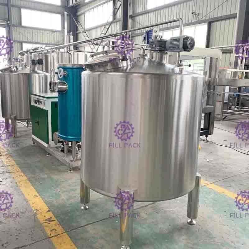 Automatic mixing Juice Processing Equipment with single layer