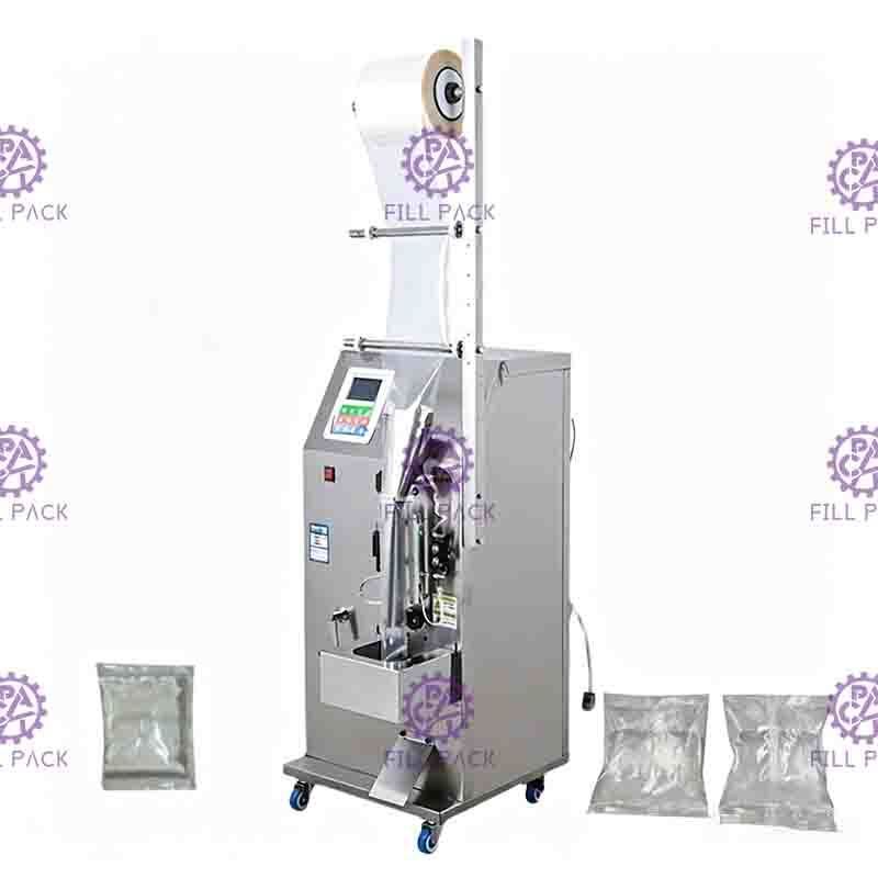 1000BPH Small Liquid Sachet Filling Sealing Machine For Drinking Water Or Juice