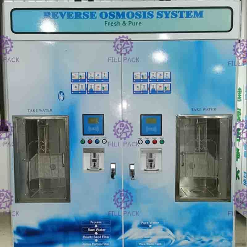 Mineral RO Water Vending Machine 9 Stage With 4040 Membrane