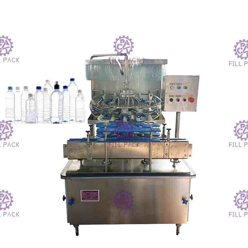 50BPM PET Bottle Water Filling Machine With 12 Rinsing Heads