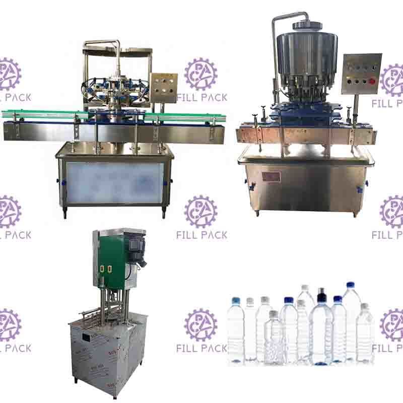 2000BPH Automatic Drinking Water Filling Machine For Small PET Bottle