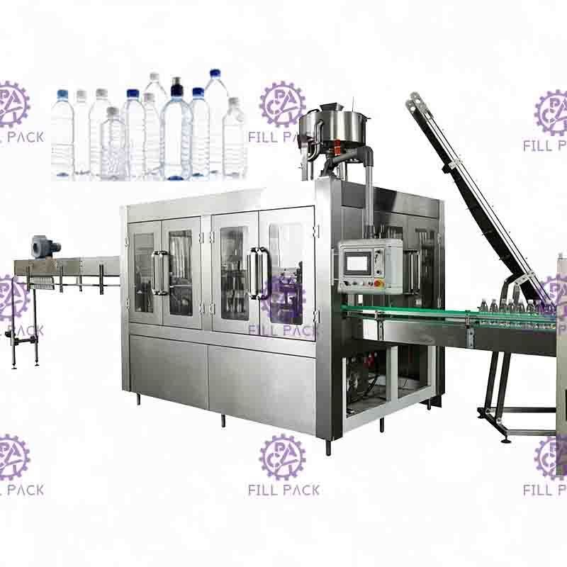 Automatic 2000ml 3 In 1 PET Water Filling Machine