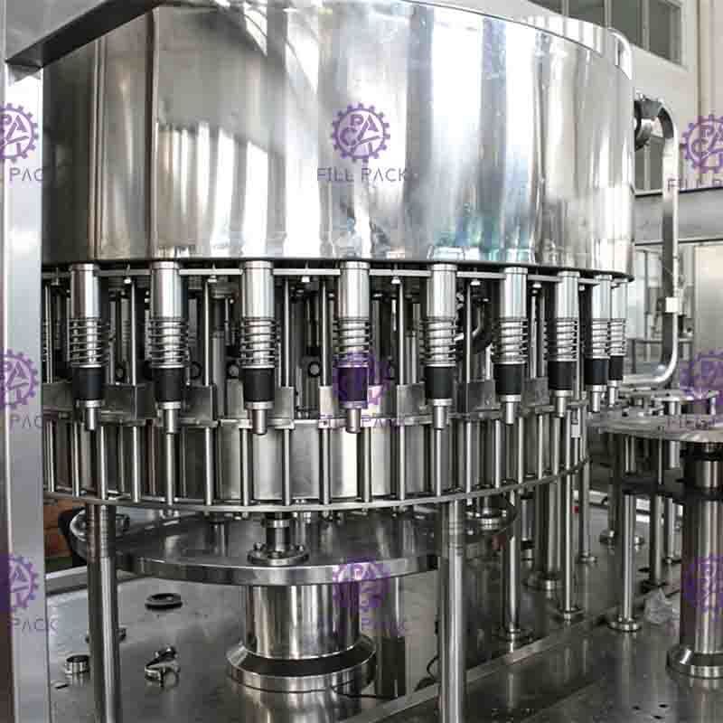 Industrial Monoblock Filling Machine Semi Automatic Soft Drink Bottling Equipment