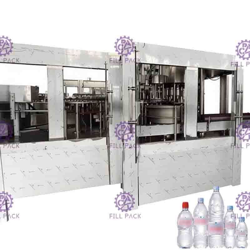 Polygon Pure Water Filling Machine With Streamline Dial Wheel And Low Gravity