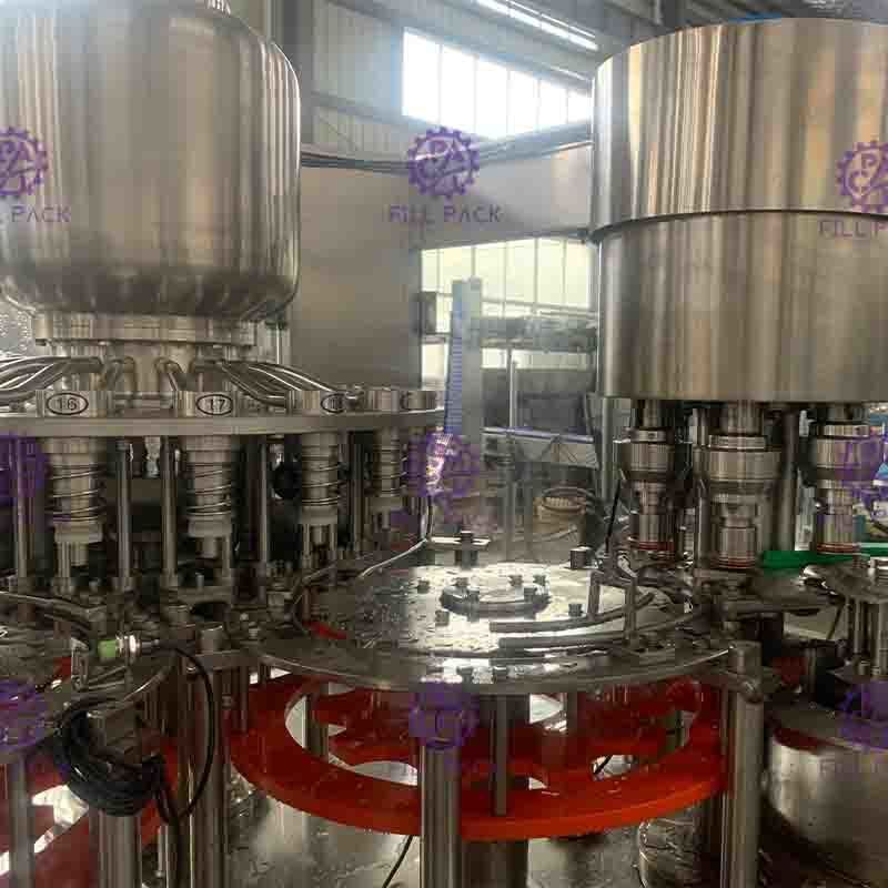 Monoblock 3 in 1 10000BPH Pet Bottle Tea Hot Filling Machine