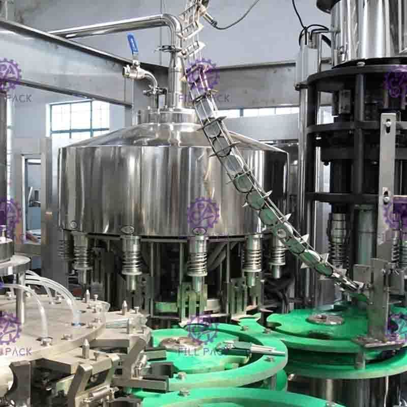 4.2Kw Full Automatic Non - Gas Juice Drink Filling Machine For Glass Bottle