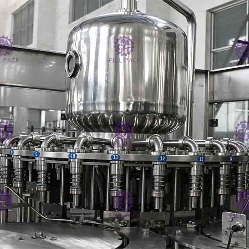 0.4Mpa 8000BPH Hot Filling Orange Juice Machine For Glass Jars With Twist Off Caps