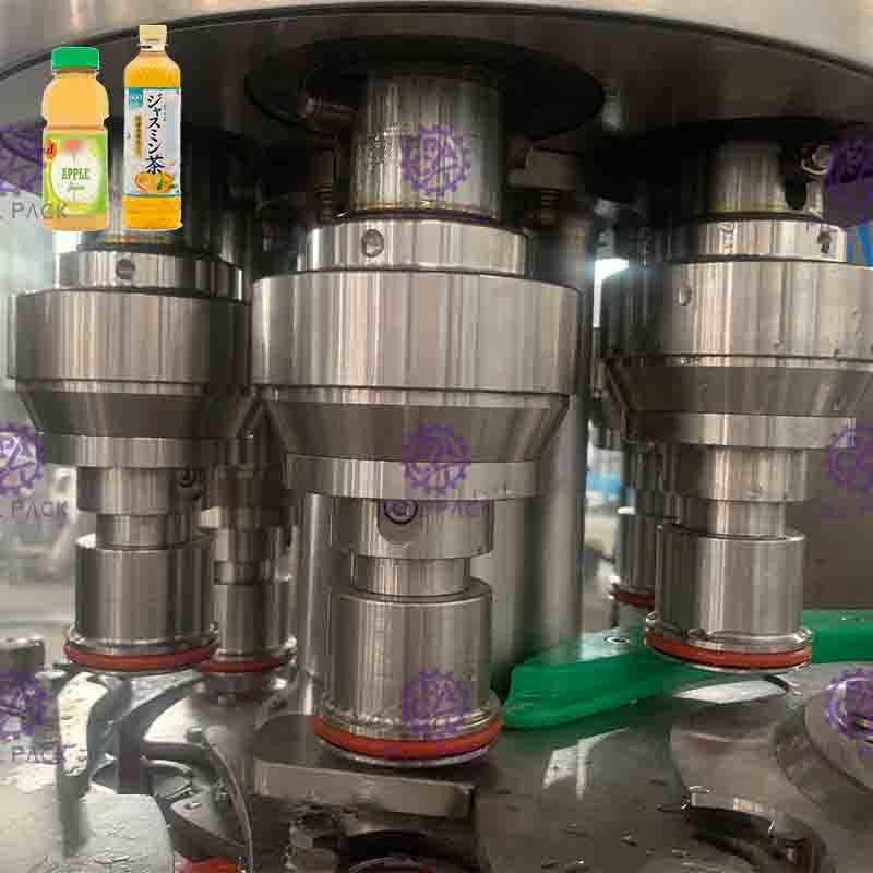 SUS304 6000bph Fruit Juice Filling Machine PLC Control Normal Pressure
