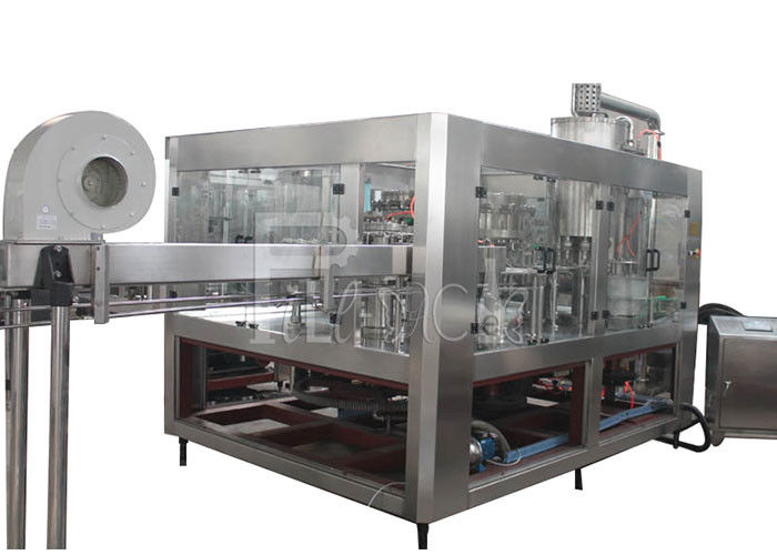 Carbonated Drink Beverage PET Plastic Glass 3 In 1 Monobloc Bottle Filling Machine / Equipment / Line / Plant / System