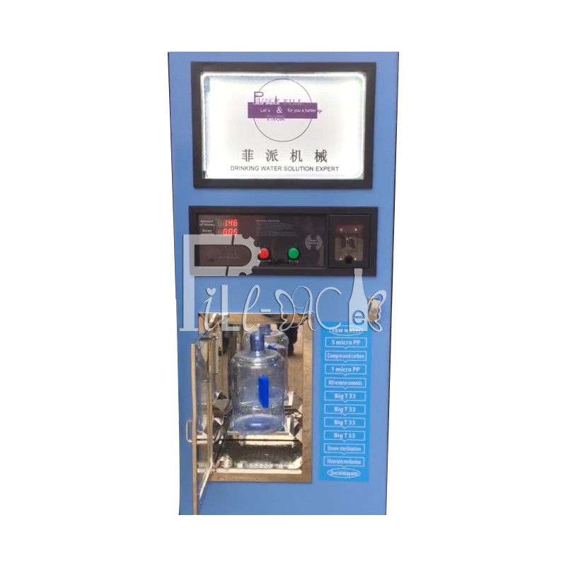 20L 3200GPD Reverse Osmosis Water Vending Machine For Municipal Tap Water