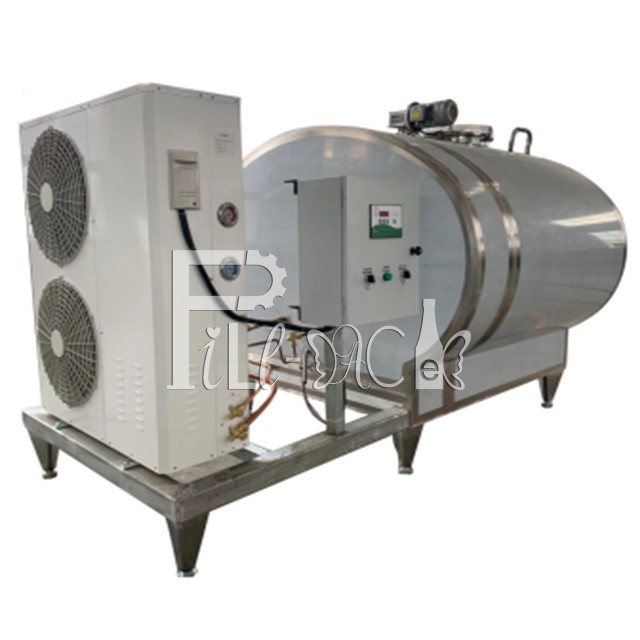 6000L Fresh Milk Direct Cooling Refrigerator System SUS304 Jacket ...